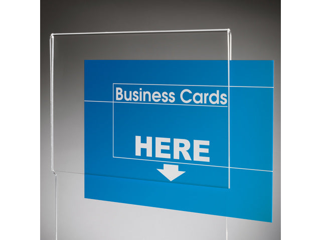 Actiebox Sigel transparant incl slot 15x22x15mm cm + insteek voor A6