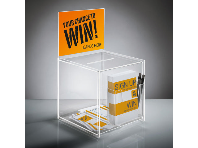 Actiebox Sigel transparent mit Ordnerhülle 21x36x21mm cm + Einlage für A5