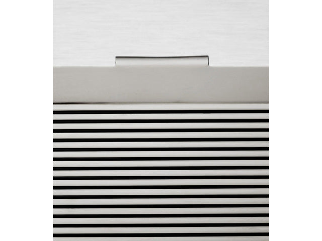 Visitekaartetui Sigel chroom voor kaarten tot 90x55mm