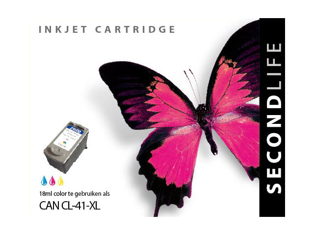 Cartridge SecondLife Canon CL 41 kleur