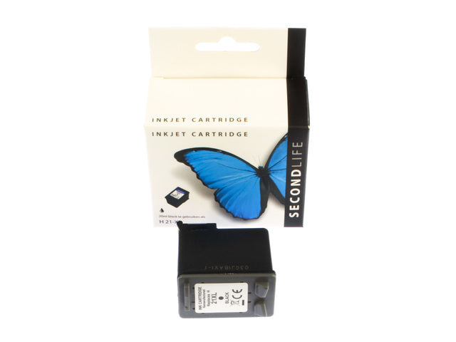 Cartridge SecondLife HP 21 XL zwart