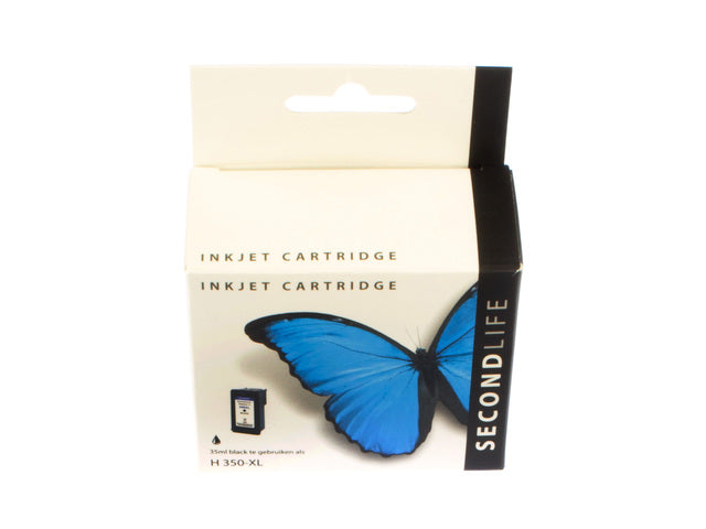 Cartridge SecondLife HP 350 XL zwart