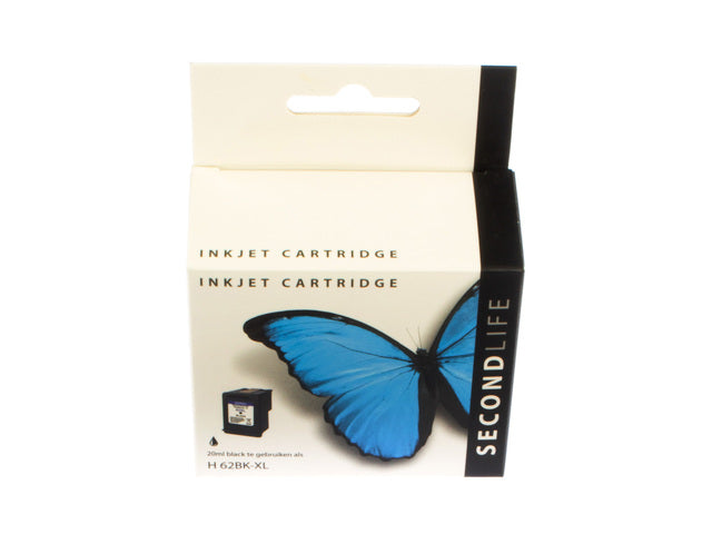 Cartridge SecondLife HP 62 XL zwart