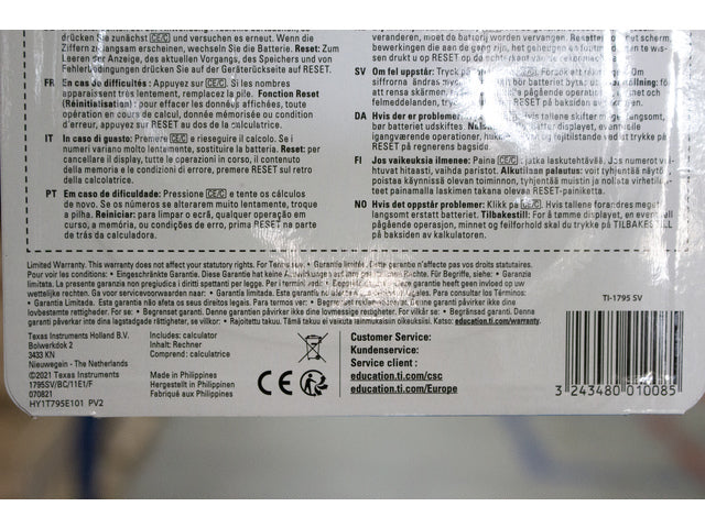 Calculator TI-1795 SV