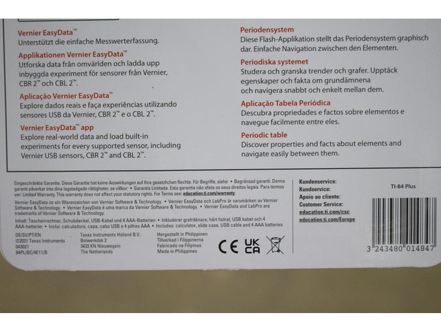 Grafische rekenmachine TI-84PL