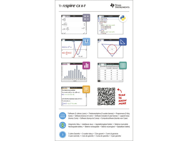 Grafische rekenmachine Nspire CX2