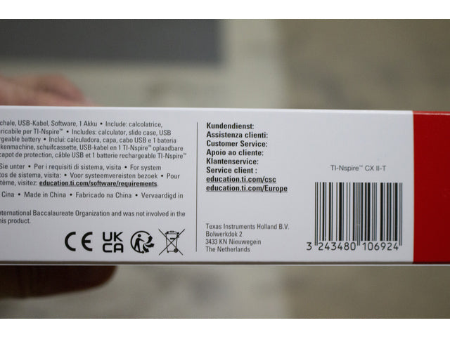 Grafische rekenmachine Nspire CX2