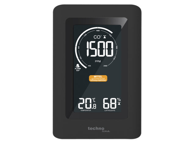 CO2-meter Technoline WL 1030 94x145x50mm zwart