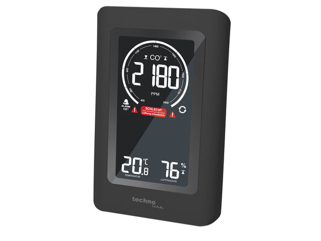 CO2-meter Technoline WL 1030 94x145x50mm zwart