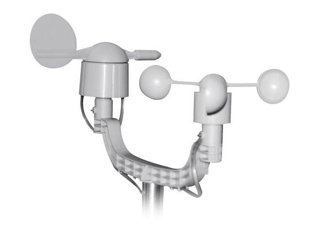 Weerstation Technoline WS 1700 138x153x53mm alu/zwart met 3 buitensensors 100m
