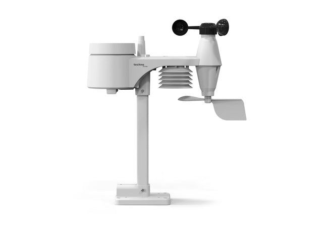 Weerstation Technoline WS 1900 168x136x25mm zwart met 5-in-1 buitensensor 100m