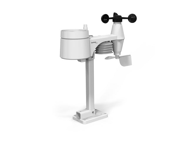Weerstation Technoline WS 1900 168x136x25mm zwart met 5-in-1 buitensensor 100m