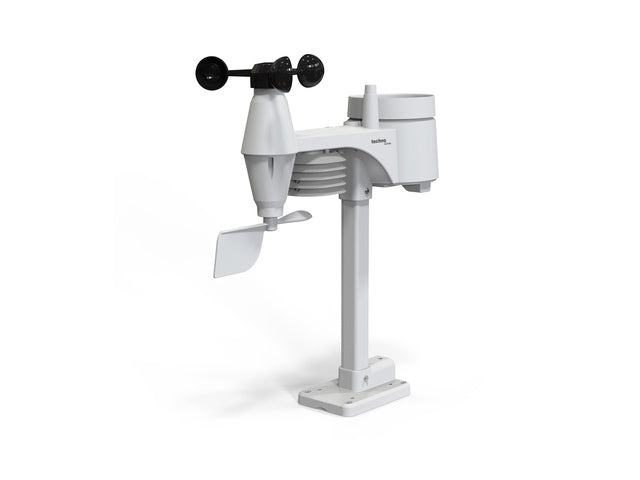 Weerstation Technoline WS 1900 168x136x25mm zwart met 5-in-1 buitensensor 100m