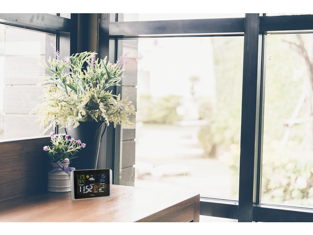 Weerstation Technoline WS 6442 175x123x25mm zwart/zilver met 1 buitensensor 30m