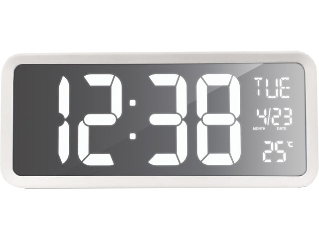 Digitale wandklok Technoline WS 8130 368x158x40mm met XXL LED