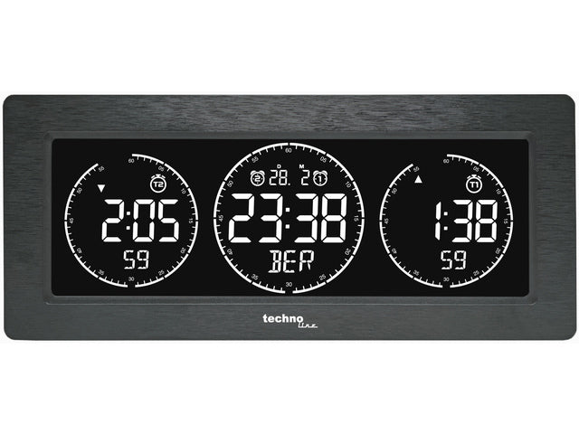 Wereldklok Technoline WT 458 232x99x48mm zwart