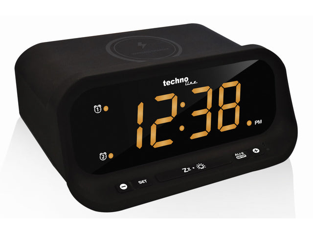 Wekker Technoline WT 477 158x116x75mm schwarz mit Telefonplatte