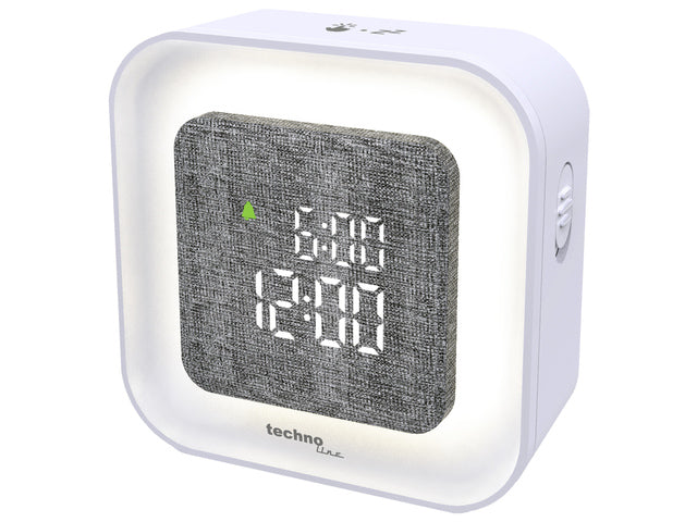 Wekker Technoline WT 485 98x98x39mm wit