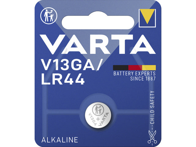 Knoopcel Varta Alkaline V13GA blister a 1 stuks
