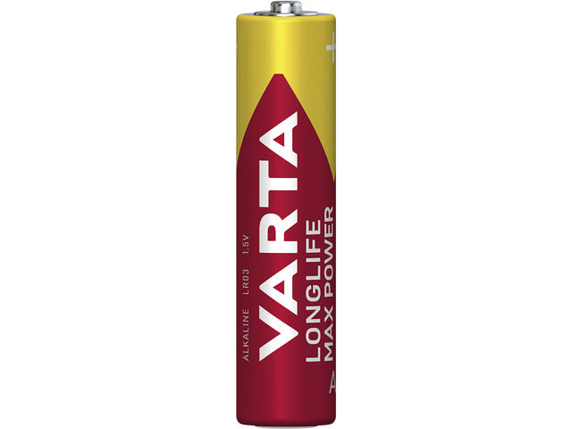 Batterij Varta Longlife Max Power AAA blister a 4 stuks