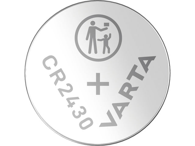 Knoopcel Varta lithium CR2430 blister a 2 stuks