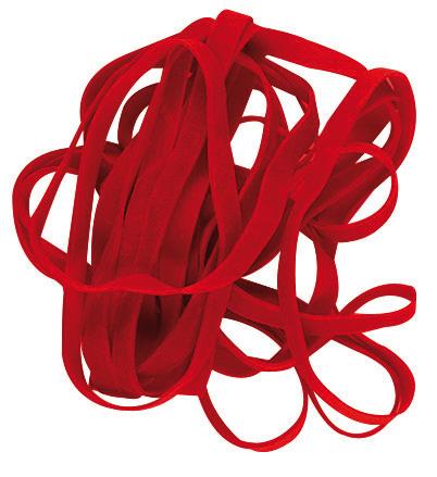 Elastieken Alco 200x6mm 500 gram in doos rood