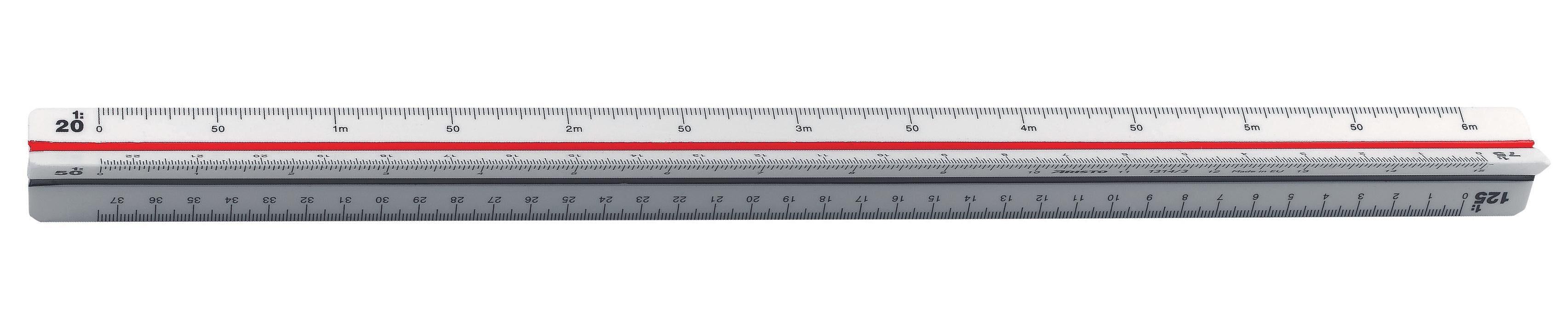 Schaalstok Aristo 30 cm 1:20:25:50:75:100:125
