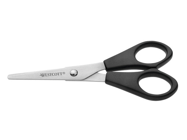Schaar Westcott Buro RVS 13cm kunststof handgreep in zak