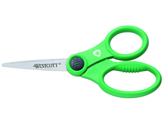 Schaar Westcott 13cm KleenEarth RVS Microban gerecyclede grip