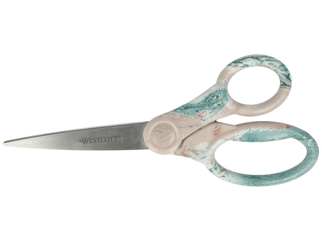 Schaar Westcott Trendsetter Roze, 20,4cm met RVS bladen en kunststof handgrepen
