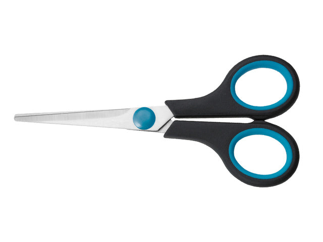 Scharenset Westcott Easy grip 3dlg 14/20/24,5cm zwart / blauw RVS