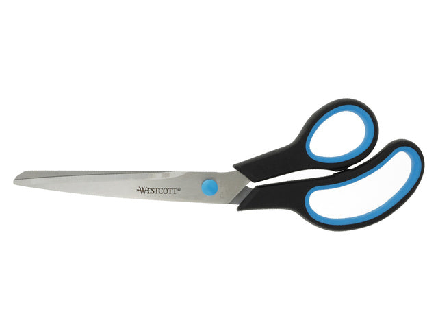Scharenset Westcott Easy grip 3dlg 14/20/24,5cm zwart / blauw RVS
