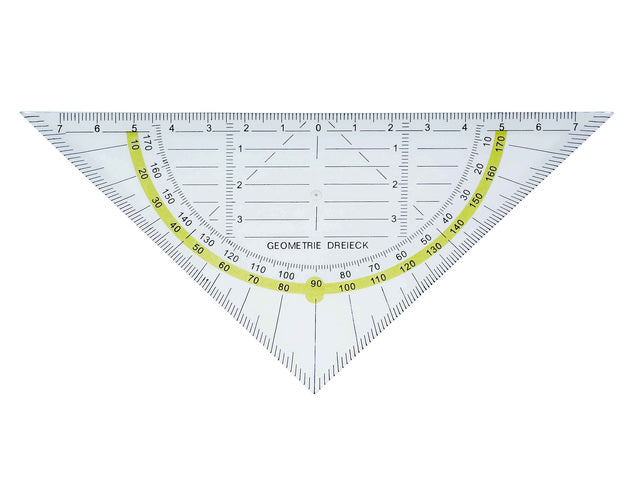 Geodriehoek Alco 14cm flexibel