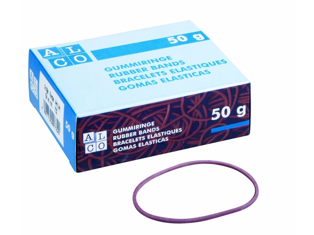 Elastieken Alco 40mm 50 gram in doosje rood