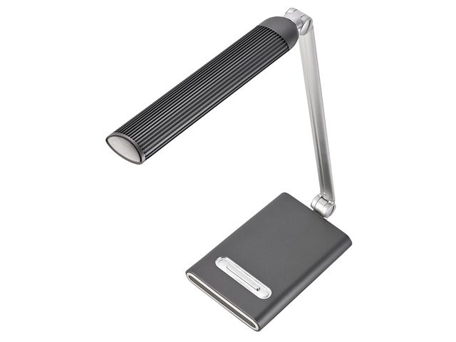 Bureaulamp Alco LED antraciet/zilver 0,5 watt 12 LEDS 230 volt