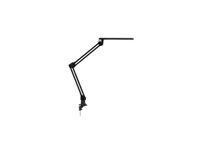 Bureaulamp Alco zwart LED met klem 230V 7w 50cm