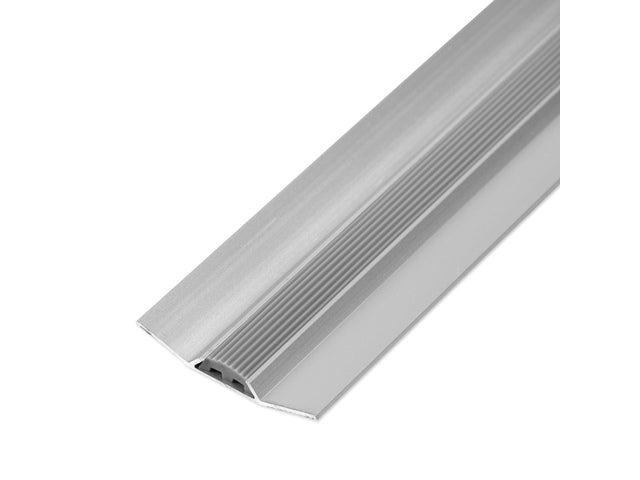 Liniaal Aristo 20 cm aluminium met rubberen binnenpoot