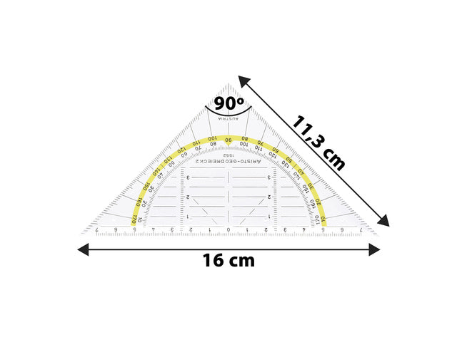 Geocover Aristo incl. geodriehoek 16cm Marine Life