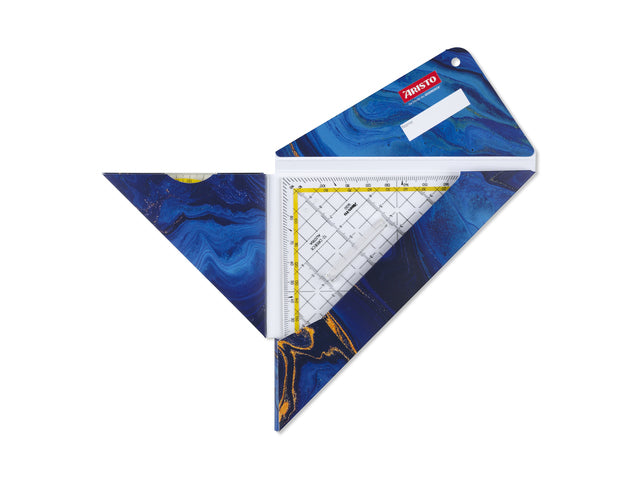 Geocoverset Aristo 3in1 Diepblauw, 1 geocover, 1 geodriehoek, 1 tekendriehoek