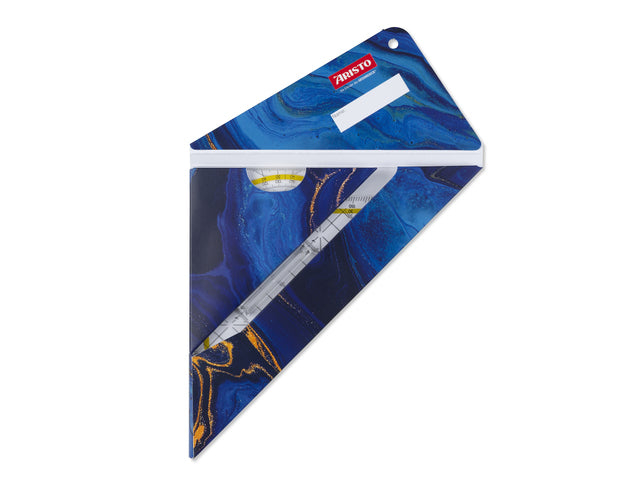 Geocoverset Aristo 3in1 Diepblauw, 1 geocover, 1 geodriehoek, 1 tekendriehoek