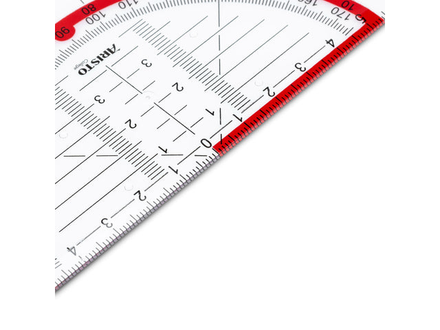 Geodriehoek Aristo 14cm zonder greep