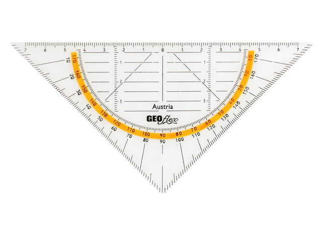 Geodriehoek Aristo GEOflex 14 cm flexibel