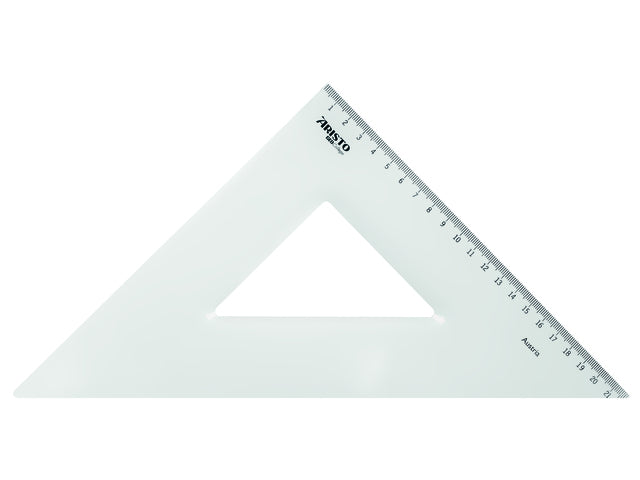 Driehoek Aristo 30cm 45° GeoCollege