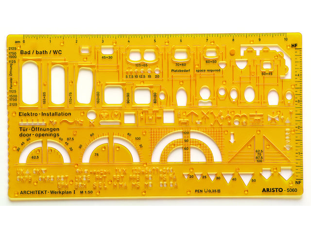 Architectencombisjabloon Aristo 1 : 50