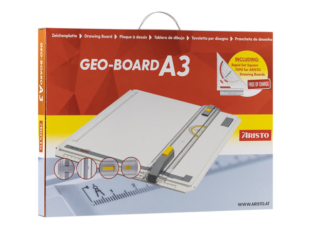 Tekenbord Aristo GEO A3 met gratis sneltekendriehoek