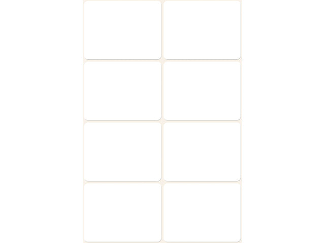Etiket Zweckform 32x23mm met blister a 60 etiketjes