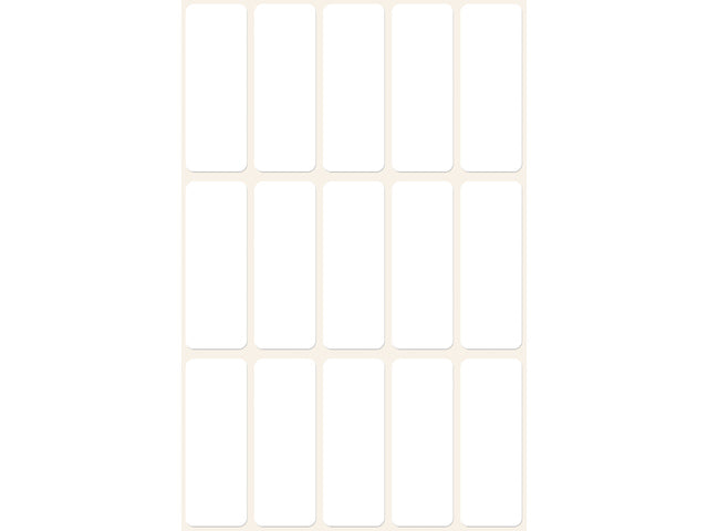 Etiket Zweckform 38x14mm met blister a 90 etiketjes