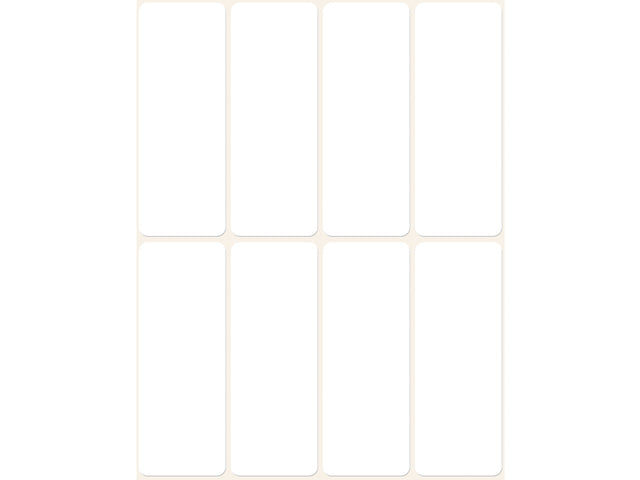 Etiket Zweckform 50x19mm met blister a 48 etiketjes
