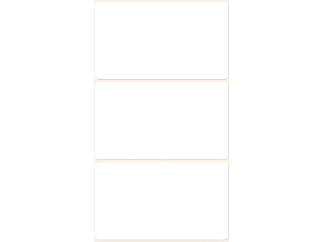 Etiket Zweckform 66x38mm met blister a 18 etiketjes