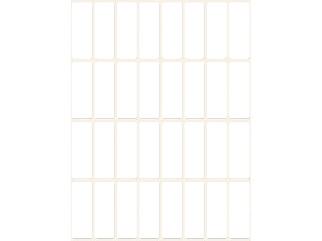 Etiket Zweckform 38x14mm met pakje a 928 etiketjes